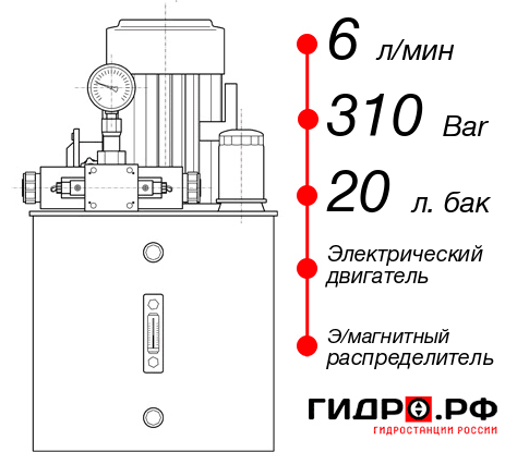 Гидростанция высокого давления НЭЭ-6И312Т